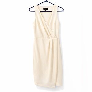 Express Cream Midi Dress